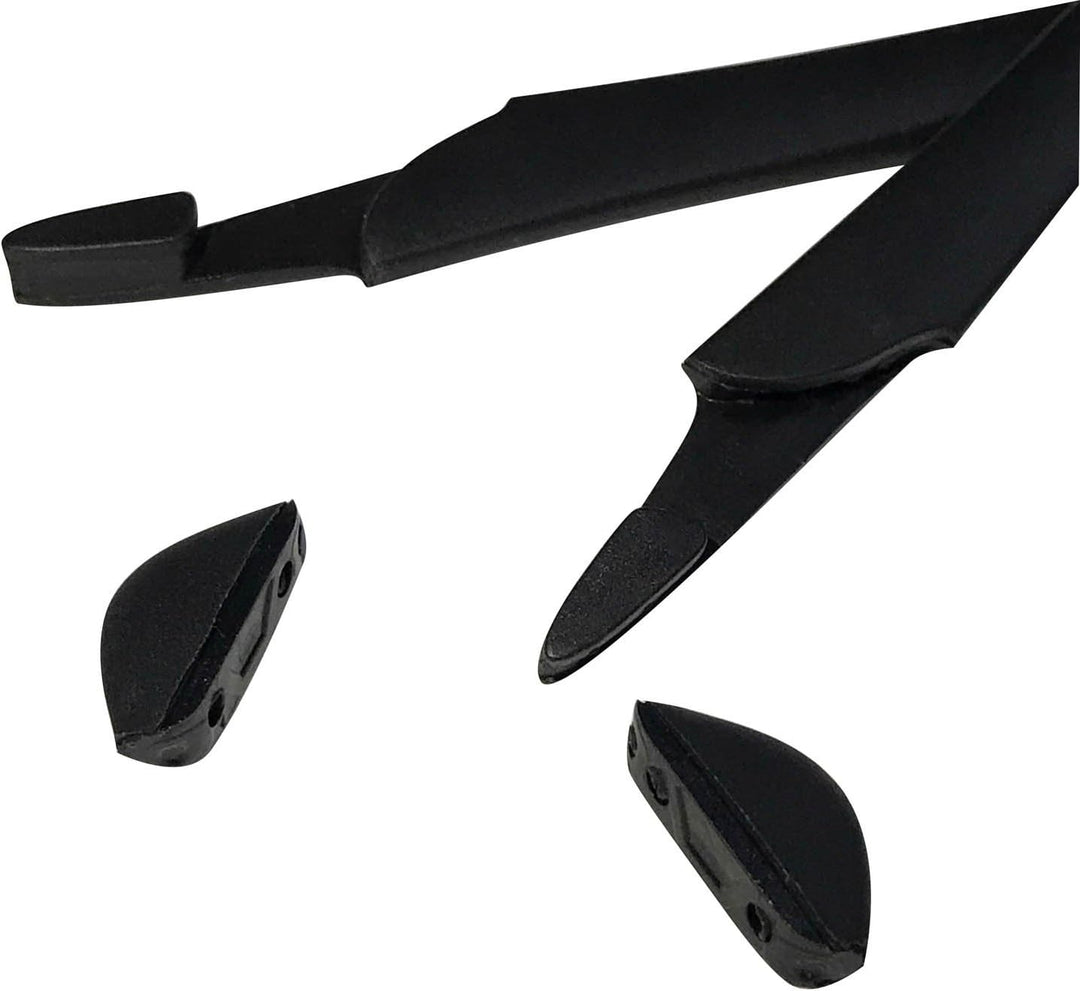 HKUCO Plus Red/Blue/Black/Orange Replacement Silicone Leg Set For Oakley Crosslink Sunglasses Earsoc