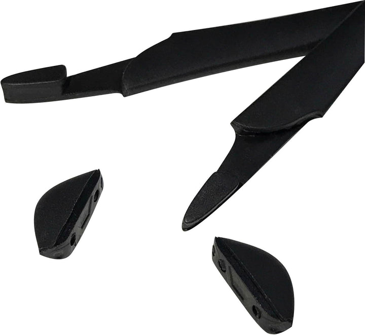 HKUCO Plus Red/Blue/Black/Orange Replacement Silicone Leg Set For Oakley Crosslink Sunglasses Earsoc