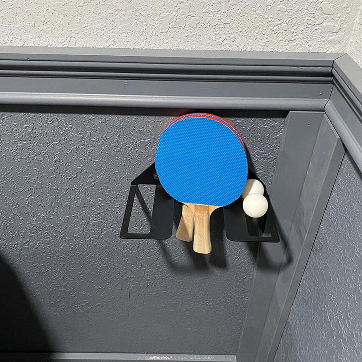 Wandregal für Aufbewahrung Tischtennisschläger und -bälle, Tischtennis Schlägerhalter, Ausstellungss
