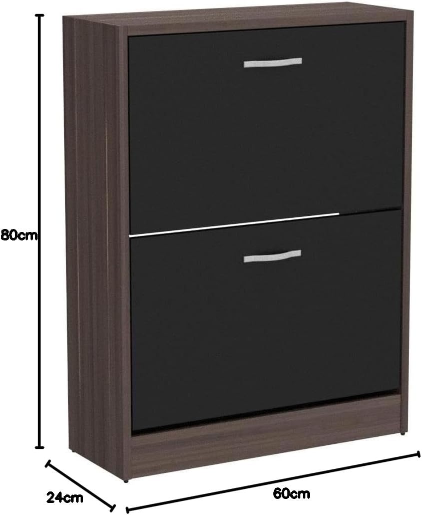 Home Discount 2 Schublade Schrank Schuhschrank Schuhregal Organizer Pull Down Möbel aus Holz Holz Ei