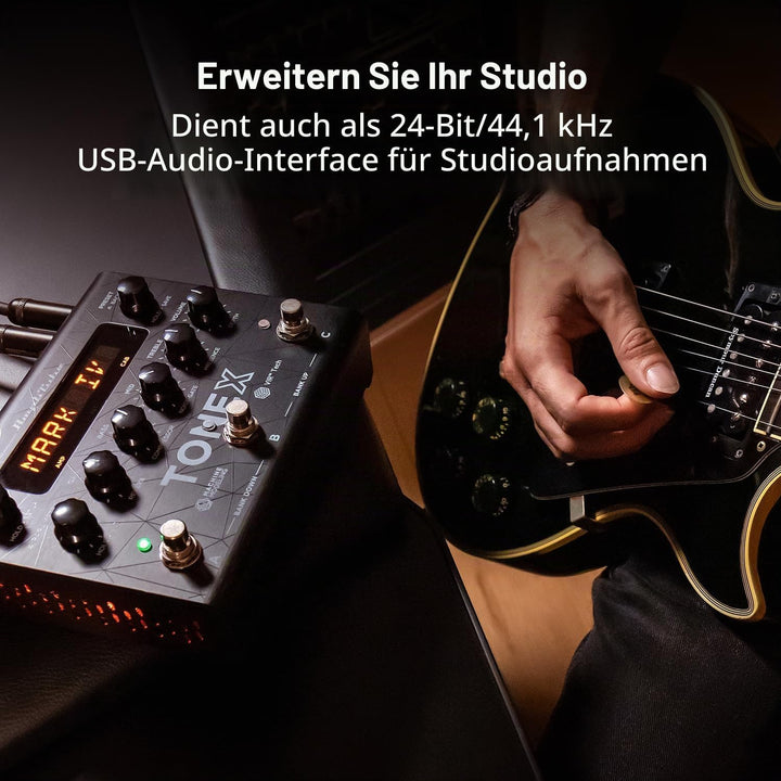 IK Multimedia TONEX Pedal Multi-Effekt-Pedal mit AI Machine Learning Technologie: Nachbildung von je
