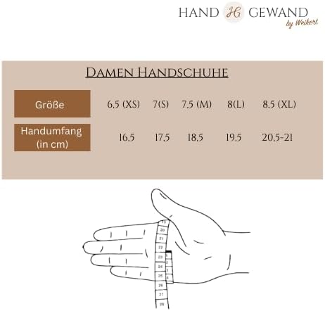Exklusive Lederhandschuhe aus Lammnappa gefüttert mit Merino Lammfell, Touchscreen, langer Schnitt b