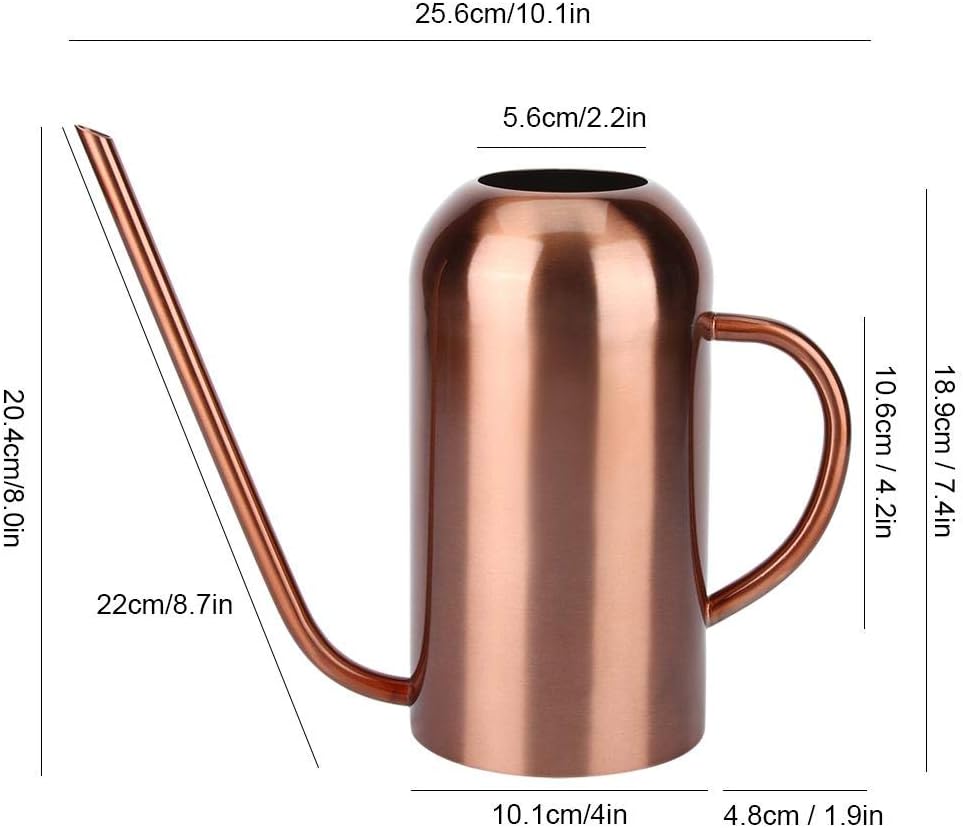 1.5l Edelstahl giesskanne Indoor für Kinder Haus Schreibtisch büro Pflanzen Bonsai streuen Topf Lang