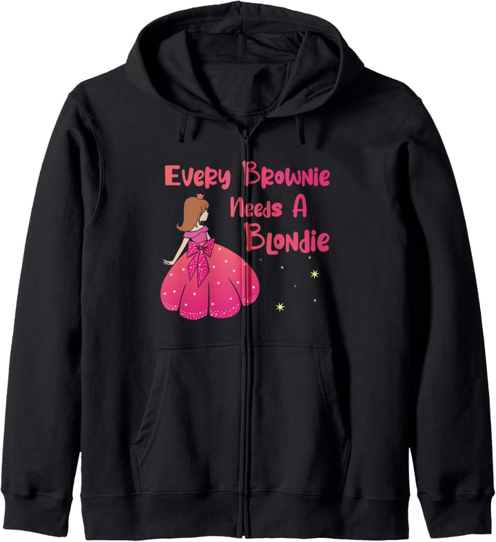 Every Brownie needs a Blondie! Tussi Girly Partnerlook Kapuzenjacke