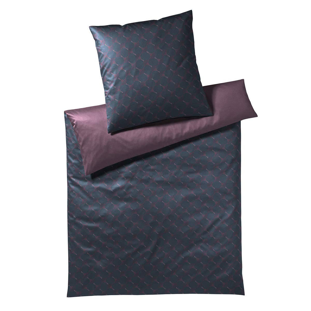Joop! Bettwäsche Cornflower Double Midnight Purple Kissenbezug einzeln 80x80 cm