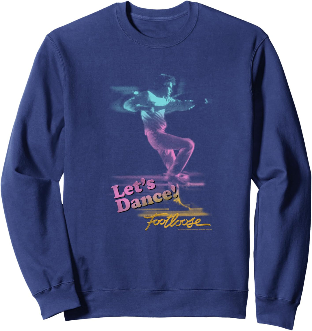 Footloose Let's Dance Neon Title Logo Sweatshirt