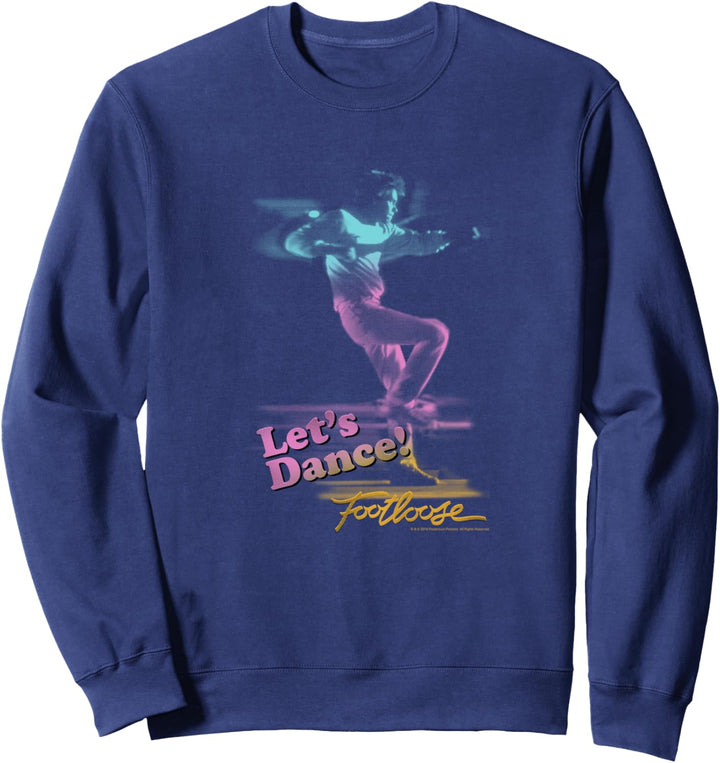 Footloose Let's Dance Neon Title Logo Sweatshirt