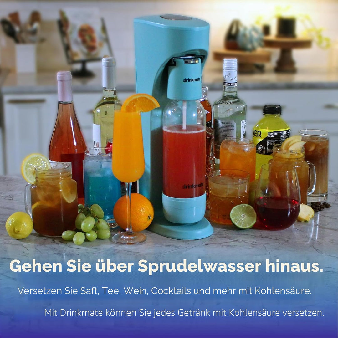DrinkMate Sparkling Water and Soda Make 2.6 matte black 410-02-00, 410-02-00