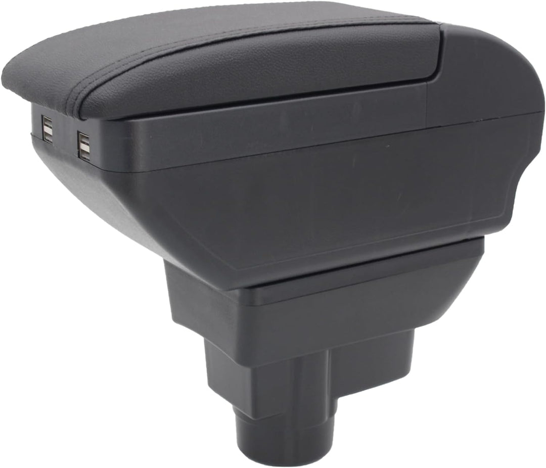 Doppellagige Armlehnenbox für Corsa D 2006–2014 Mittelkonsole Aufbewahrungsbox mit 4 USB-Anschlüssen