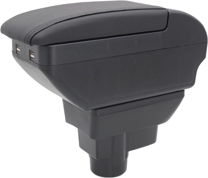 Doppellagige Armlehnenbox für Corsa D 2006–2014 Mittelkonsole Aufbewahrungsbox mit 4 USB-Anschlüssen