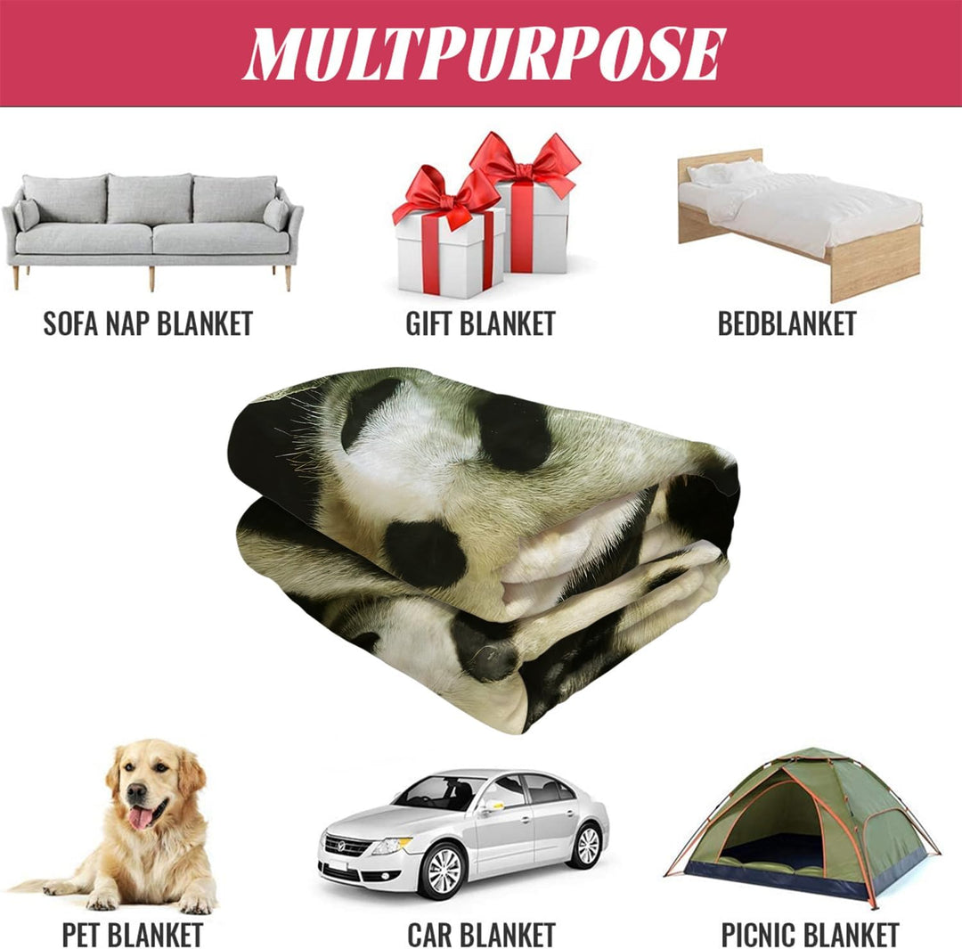 YISUMEI - 150 x 200 cm Decke - Personalisierter Grosser Panda Fleecedecke,Kaschmir-Gefühl Kuscheldec