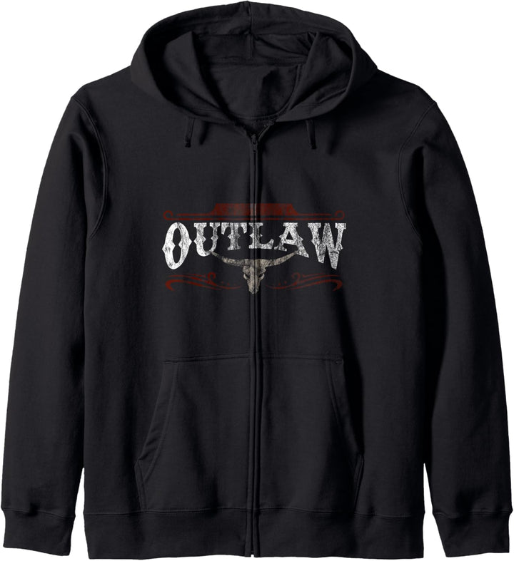 OUTLAW Cowboy-Western Kapuzenjacke