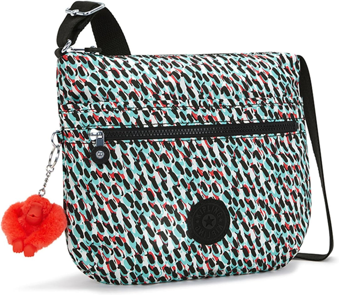 Kipling ARTO Mittelgrosse Umhängetasche Abstrakter Druck, Abstrakter Druck