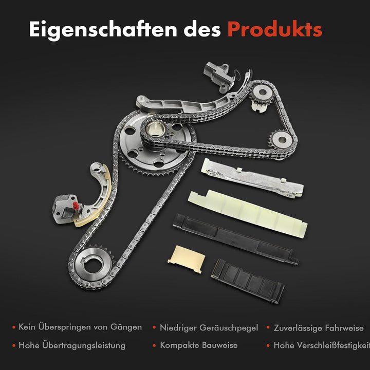 Steuerkettensatz für Murano II Z51 NP300 Navara D40 Pritsche/Fahrgestell D40 Pathfinder III R51 2.5L