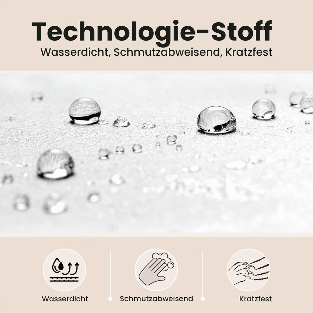IWMH Bürostuhl ohne Armlehne, schneidersitz Stuhl mit Rollen, Höhenverstellbar Breiter Schreibtischs