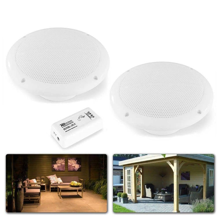 Power Dynamics BT10SET Decken-Bluetooth-Lautsprecherset für den Innen- und Aussenbereich