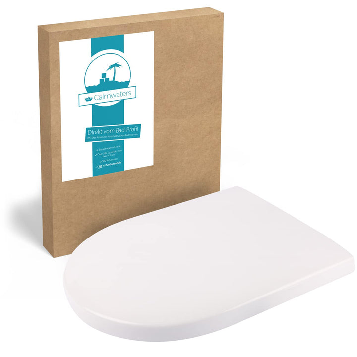 Calmwaters® Antibakterieller WC Sitz mit Absenkautomatik für Villeroy &amp; Boch Subway | Artic | Archit