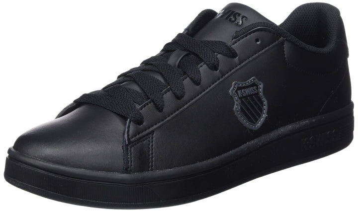 K-Swiss Herren Court Shield Sneaker 40 EU Black Black Shield 06599 057, 40 EU Black Black Shield 065