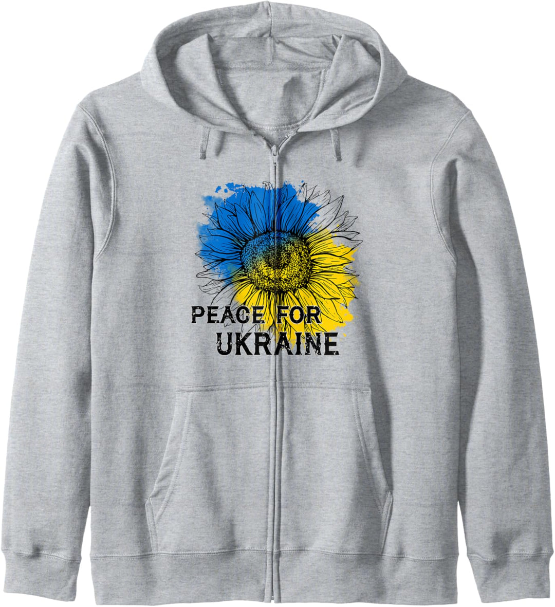 ukraine sunflower Kapuzenjacke