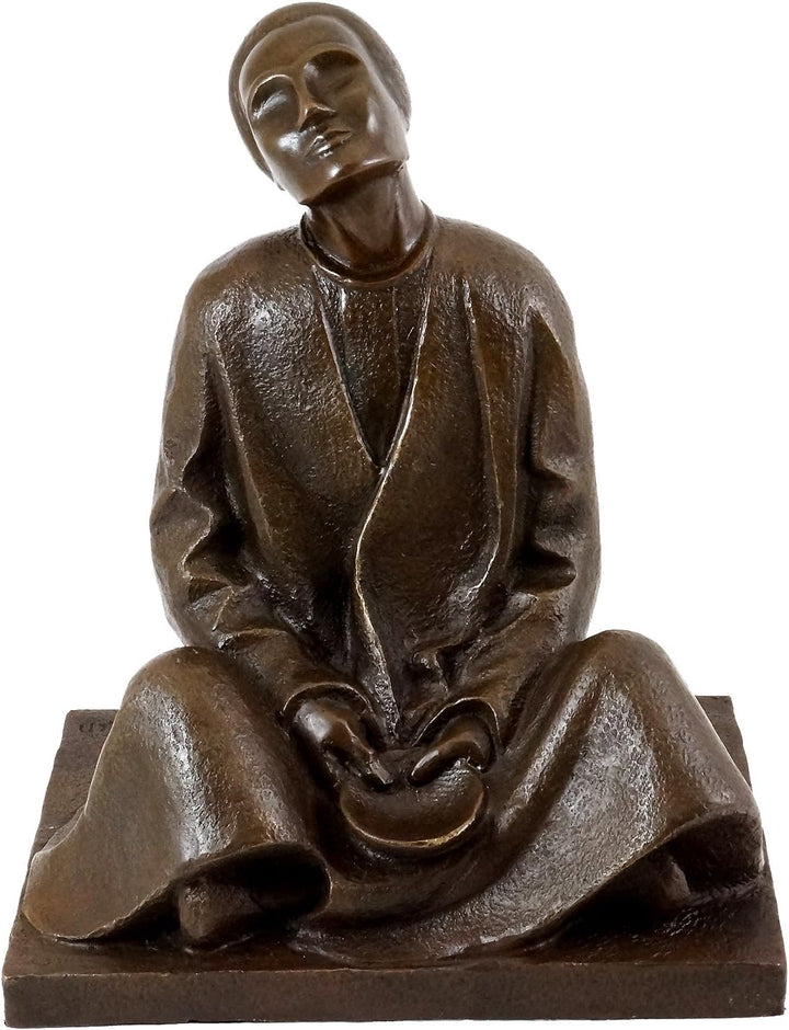Kunst & Ambiente - Bronzeskulptur - Blinder Bettler (1906) - signiert - Ernst Barlach Bronzefigur -