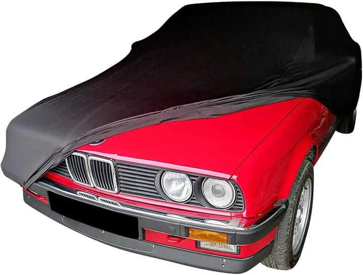 Indoor Autoabdeckung kompatibel mit BMW 3-Series Cabrio (E30) SUPER Soft Stretch
