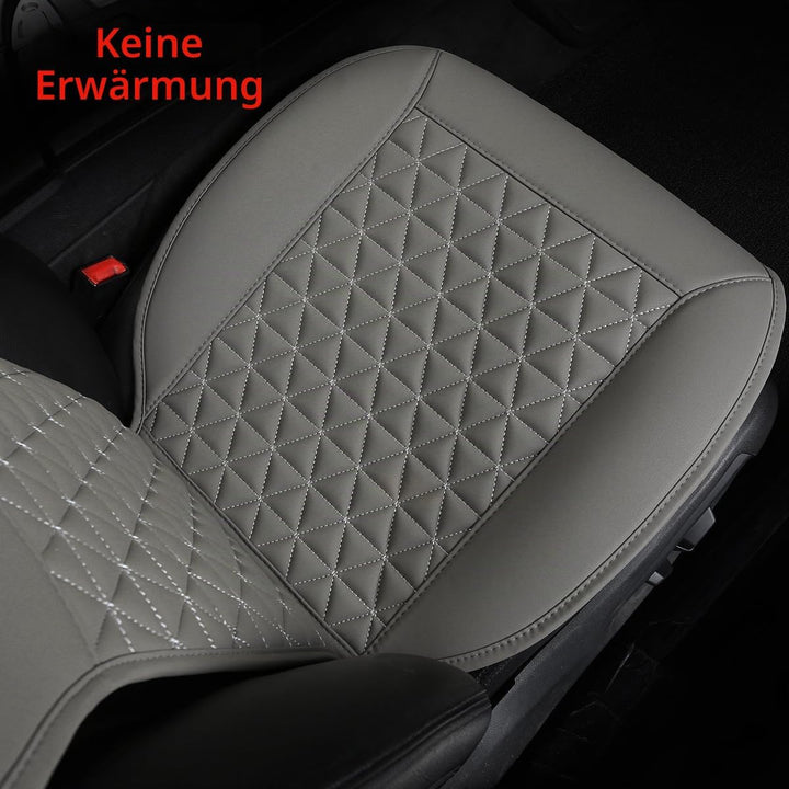 Black Panther 1 Paar Luxus PU-Leder Sitzbezüge Auto Vordersitze, kompatibel mit 95% Autos,Keine Sitz