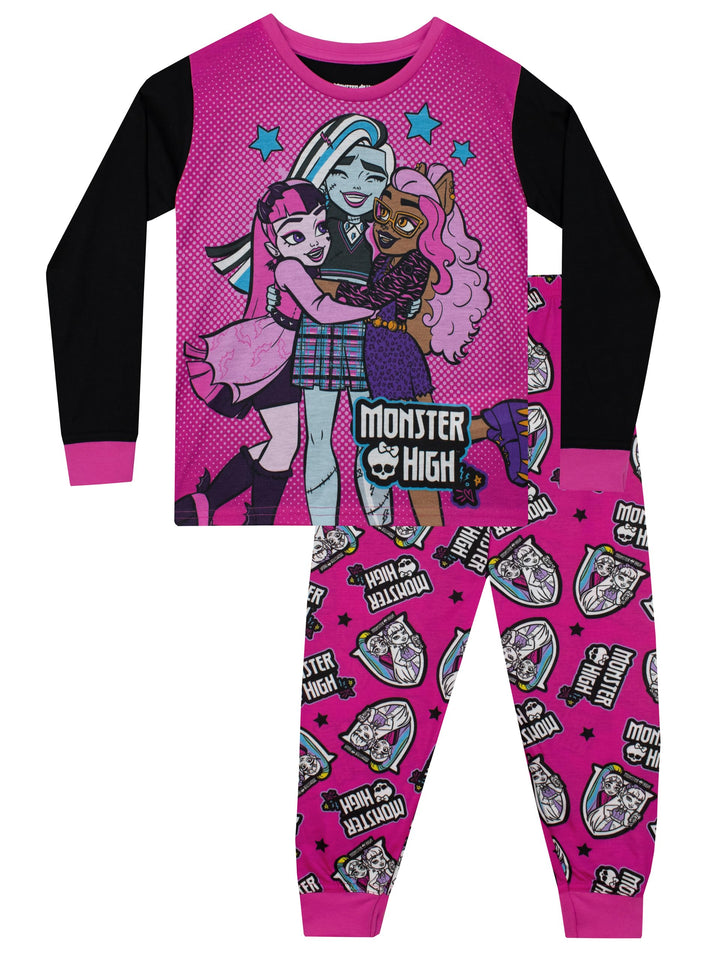 Monster High Schlafanzug | Draculaura Mädchen Schlafanzug | Kinder-schlafanzüge | Offizielles Mercha