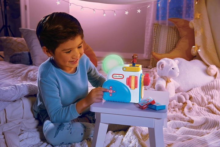 little tikes Story Dream Machine Starter-Set mit 3 klassischen Märchen – Licht-, Ton- und Audioproje