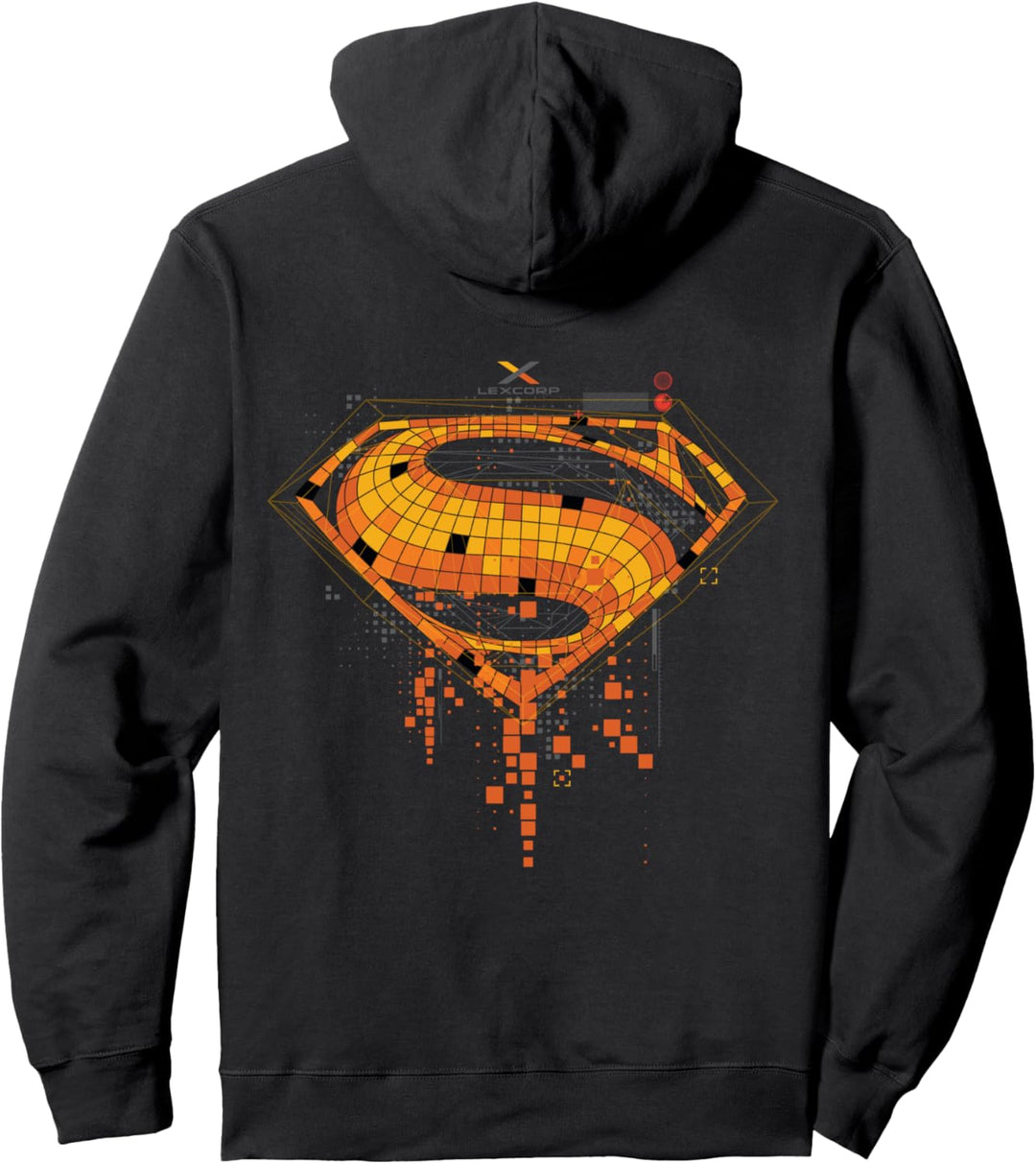 Digi-Würfel mit DC Batman V Superman-Logo Pullover Hoodie