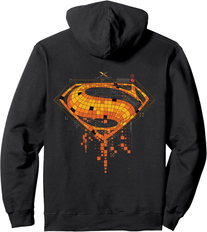 Digi-Würfel mit DC Batman V Superman-Logo Pullover Hoodie