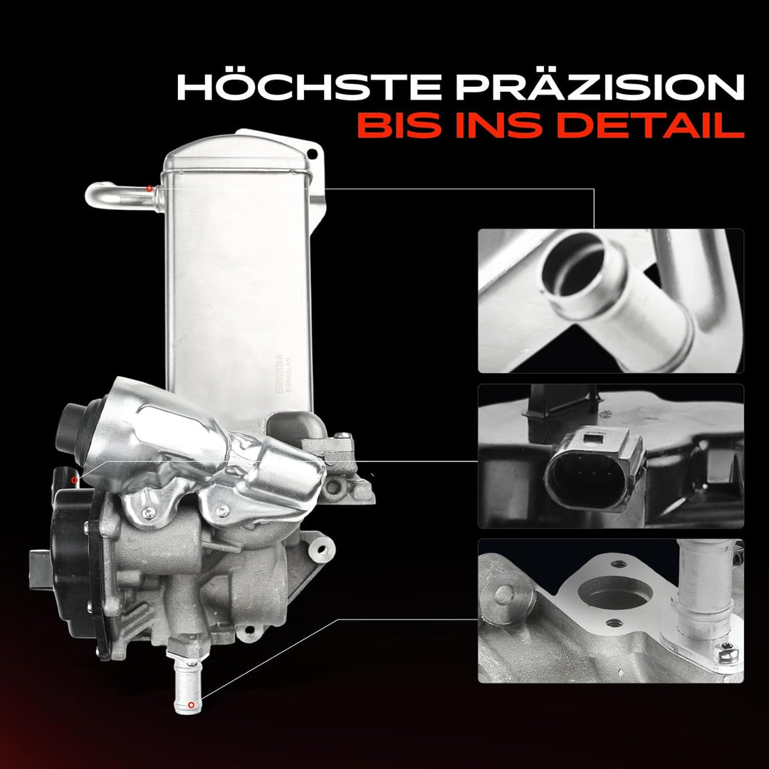 Frankberg AGR-Ventil Kühler Abgasrückführung für A-m-a-r-o-k 2H, S1B 2.0 BiTDI 2.0 TDI Diesel 2010-0
