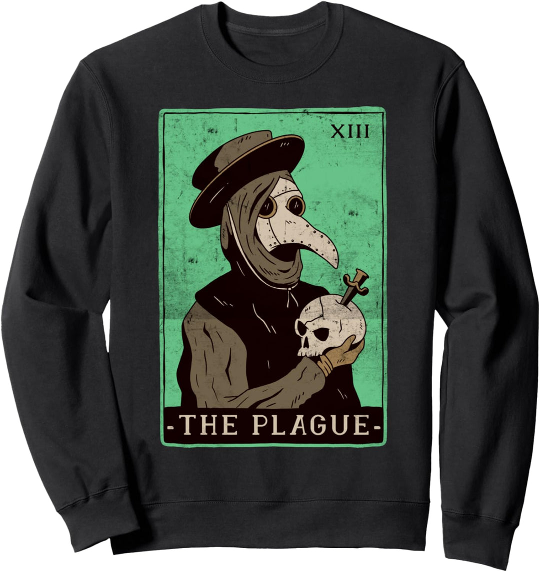 The Plague Mittelalter Pest Doctor Okkult-Tarot Sweatshirt