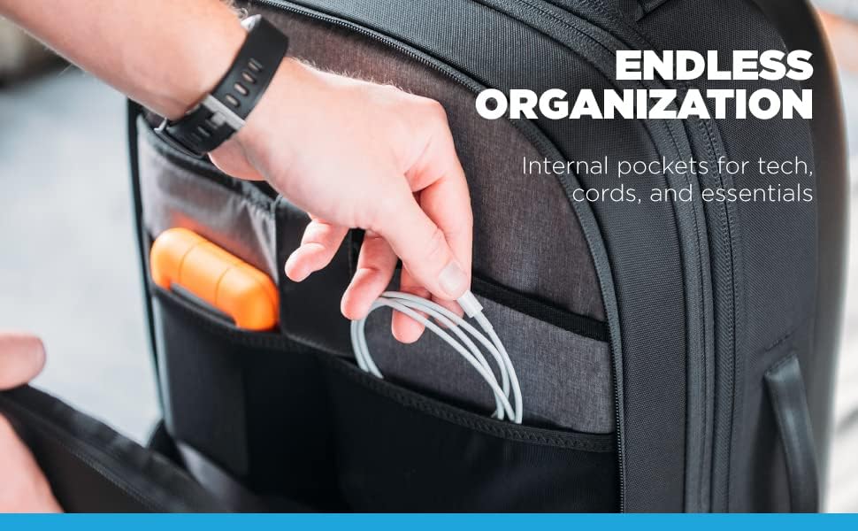 Gomatic Navigator Carry-On 37-44 L Black | Reise-Trolley | Rollkoffer mit Zwillingsrollen | Handgep?