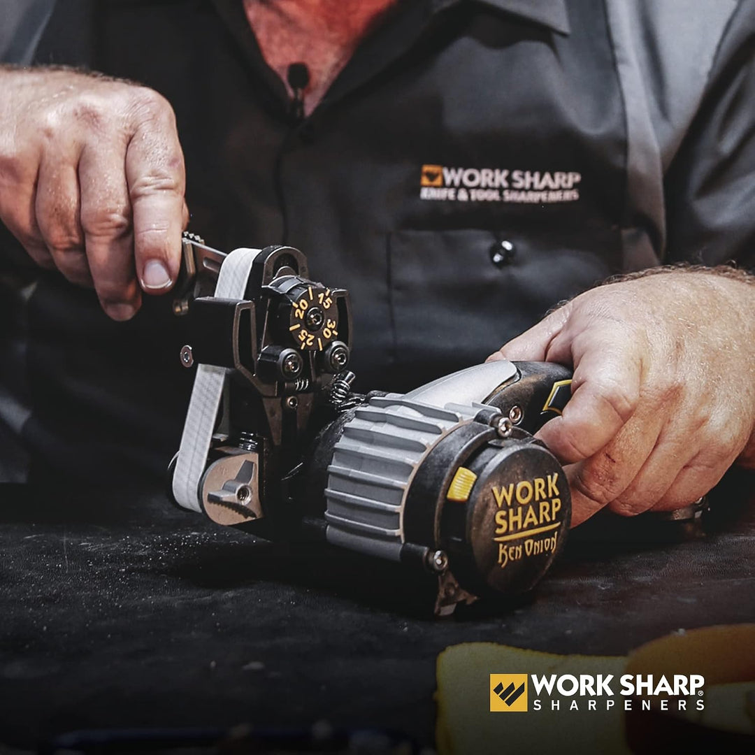 WORK SHARP® - Ken Onion Edition Belt Kit X4 Coarse - Premium Schärfband 5 er Set - Gewebe-Schleifban