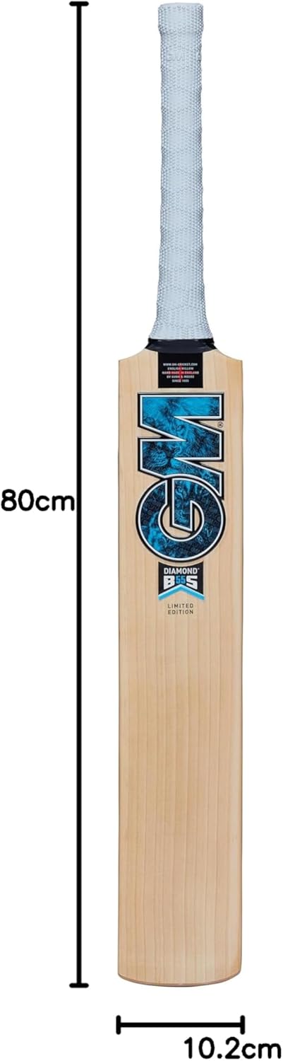 Gunn & Moore GM Cricketschläger, Diamond 606, Ben Stokes, hochwertige englische Weide, DXM, ToeTek u