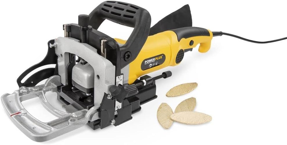 POWERPLUS POWX1310 - Fresadora de engalletar madera 900w