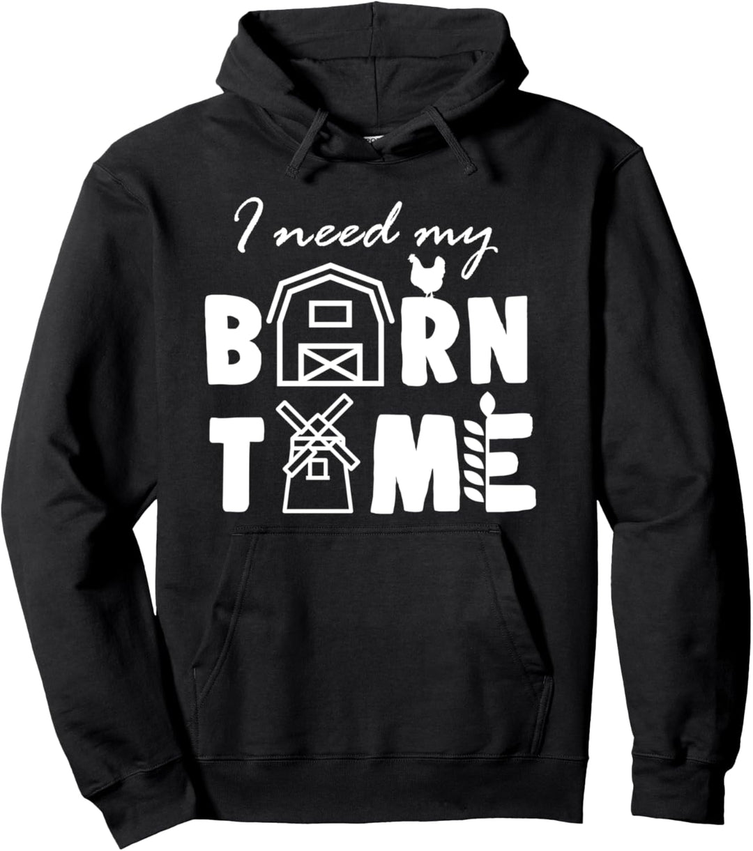Scheune Bauernhof Bauer Landwirt Landwirtschaft Geschenk Pullover Hoodie