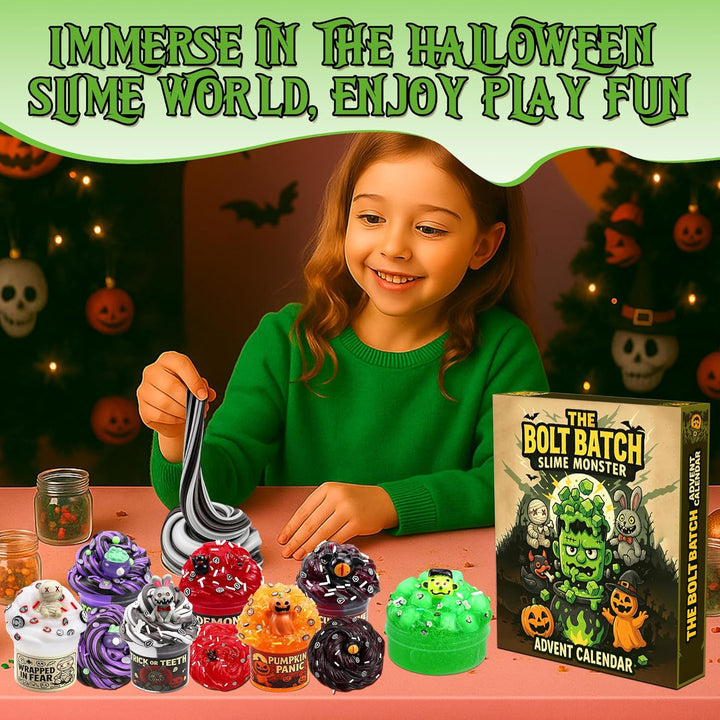 Slime Adventskalender 2025 für Kinder – 13 Tage Schleim Set Weihnachtskalender,Weihnachten Geschenk