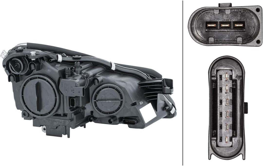 HELLA 1EL 008 821-011 Halogen-Hauptscheinwerfer - links - für u.a. Mercedes-Benz Cls (C219) Links (F
