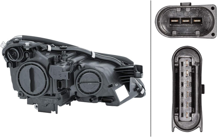 HELLA 1EL 008 821-011 Halogen-Hauptscheinwerfer - links - für u.a. Mercedes-Benz Cls (C219) Links (F