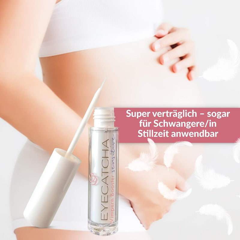 Sensitive Wimpernserum ohne Hormone für starkes und schnelles Wimpernwachstum - vegan mit Biotin und