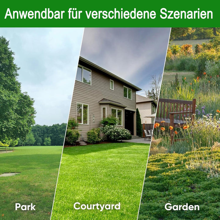 Akku Rasentrimmer für Makita 18V Akkus,4-in-1 Elektrischer Freischneider &amp; Motorsense mit 2X 2.0Ah B