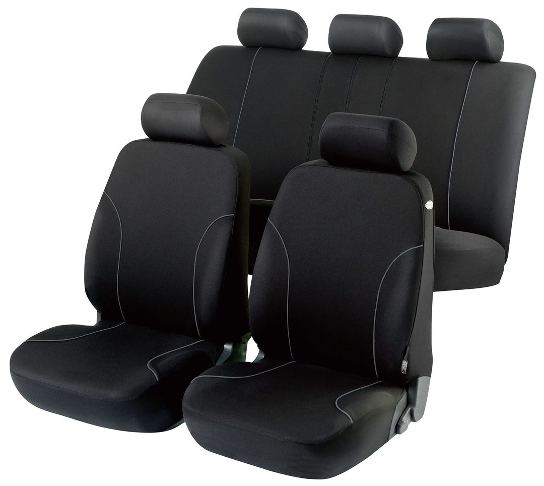 WALSER , Polyester , Auto-Sitzbezug Komplettset Allessandro mit Reissverschluss, ZIPP-IT Auto-Schonb