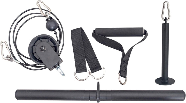 Sunny Health & Fitness Power Rack und Cage Add-on Befestigung Zubehör: Barhalter, Dip-Bars, J-Haken,