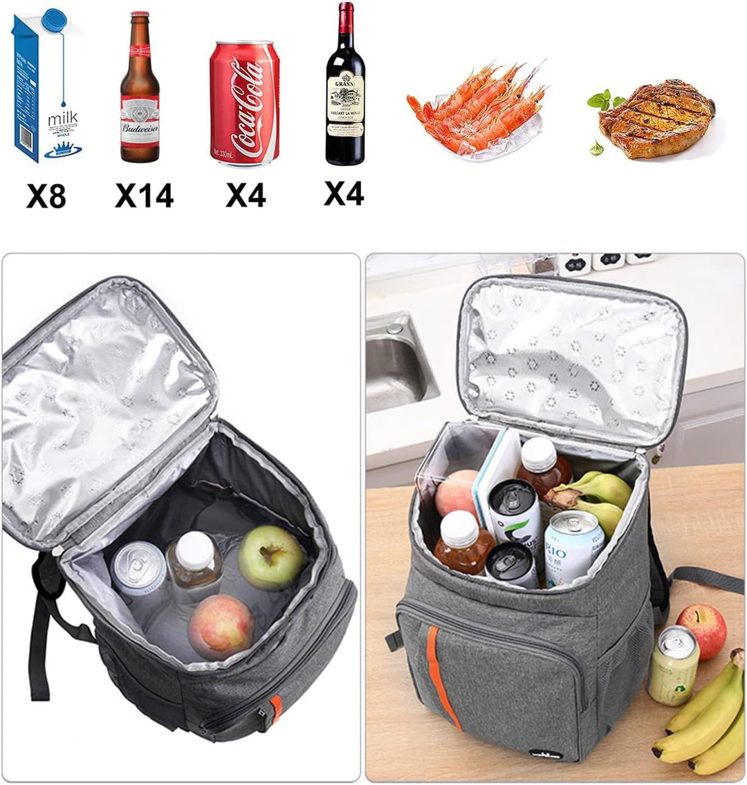 YDFYX 26L Kühl Rucksack Thermo Rucksack Picknicktasche Gross Isoliert Cooler Bag Männer Frauen für M