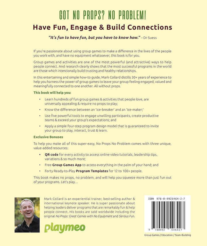 No Props No Problem: 150+ Outrageously Fun Group Games & Activities using No Equipment, Taschenbuch