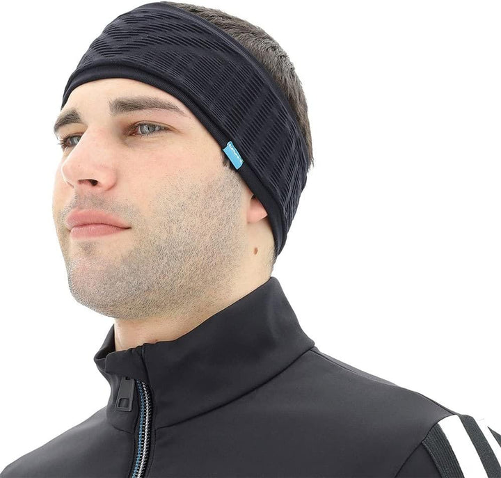 UYN Unisex – Erwachsene Hangout Stirnband 2 Schwarz, 2 Schwarz