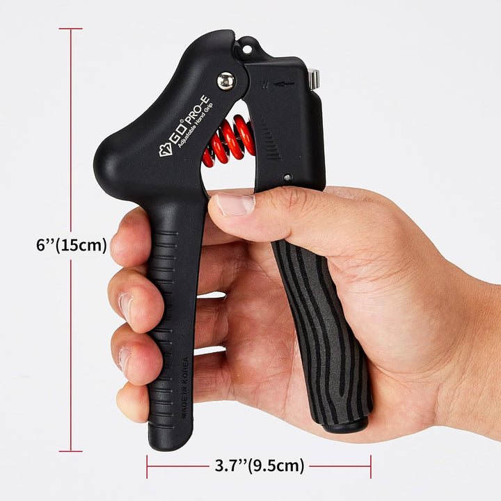 GD Hand Grip Strengthener (Premium Adjustable Hand Grips for Strength Training) Wrist and Forearm Tr