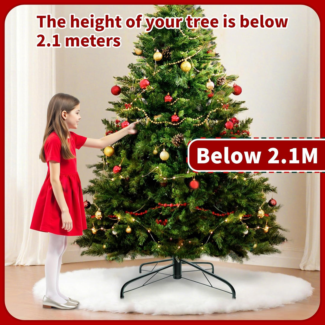 Weihnachtsbaumständer 50/60 cm - Extra Grosser Christbaumständer mit 3.2 cm Bohrung -Der dreieckige