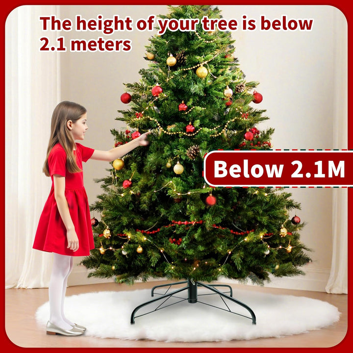 Weihnachtsbaumständer 50/60 cm - Extra Grosser Christbaumständer mit 3.2 cm Bohrung -Der dreieckige